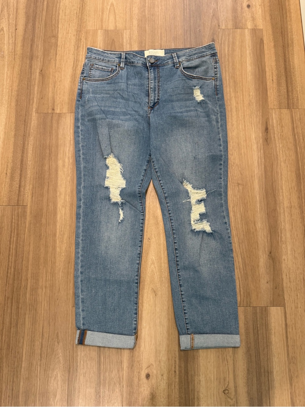 RACHEL Rachel Roy denim - girlfriend Jean size 31 with distress